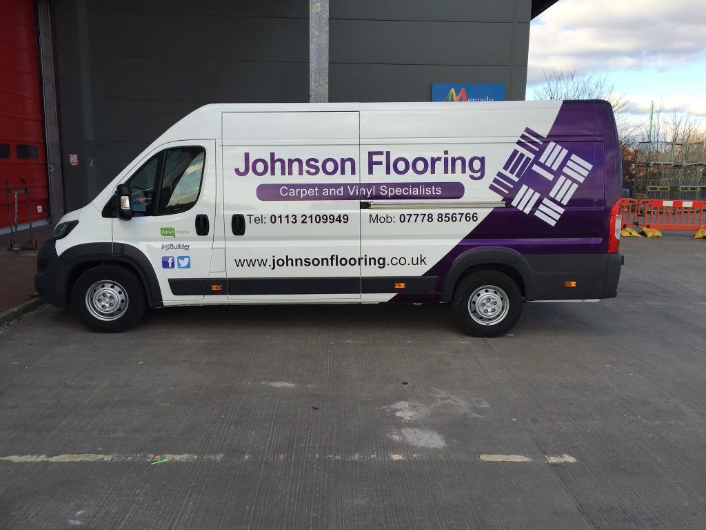 johnson flooring van