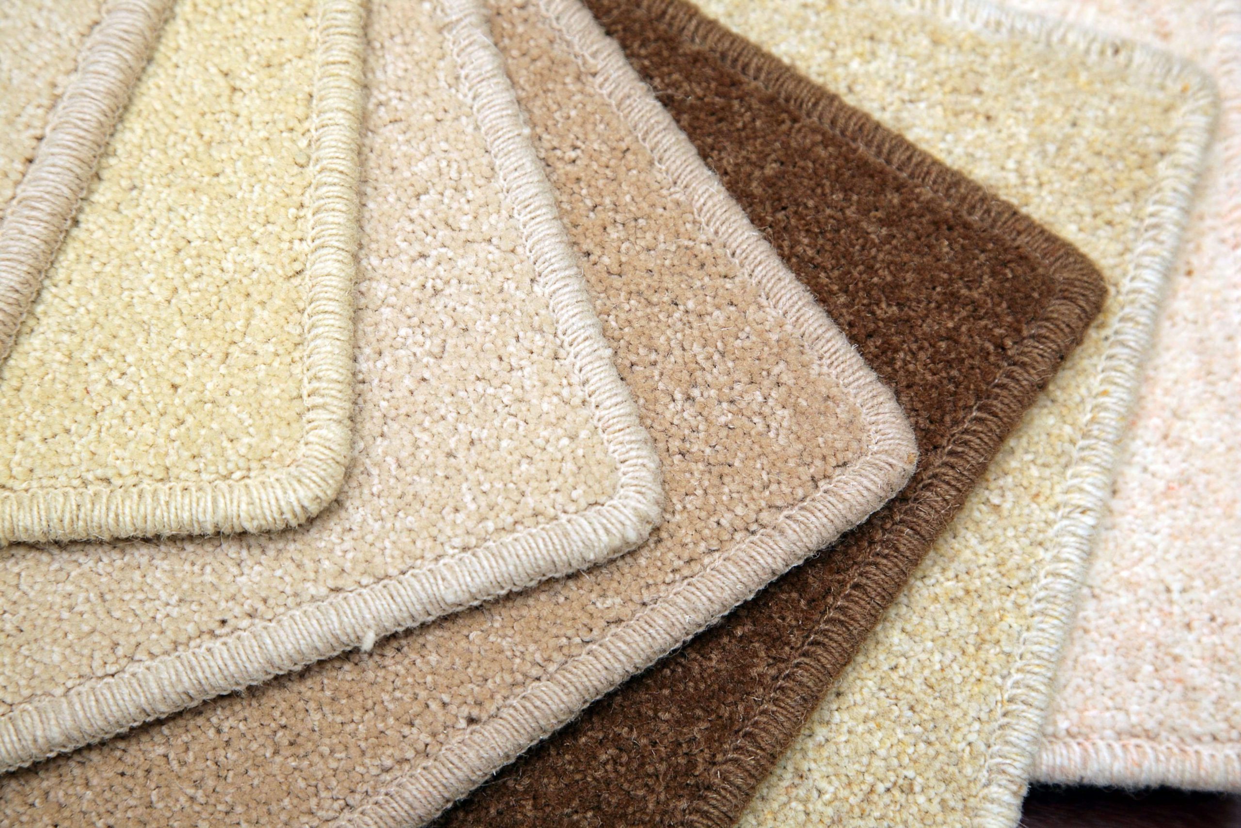 selection of carpet samples